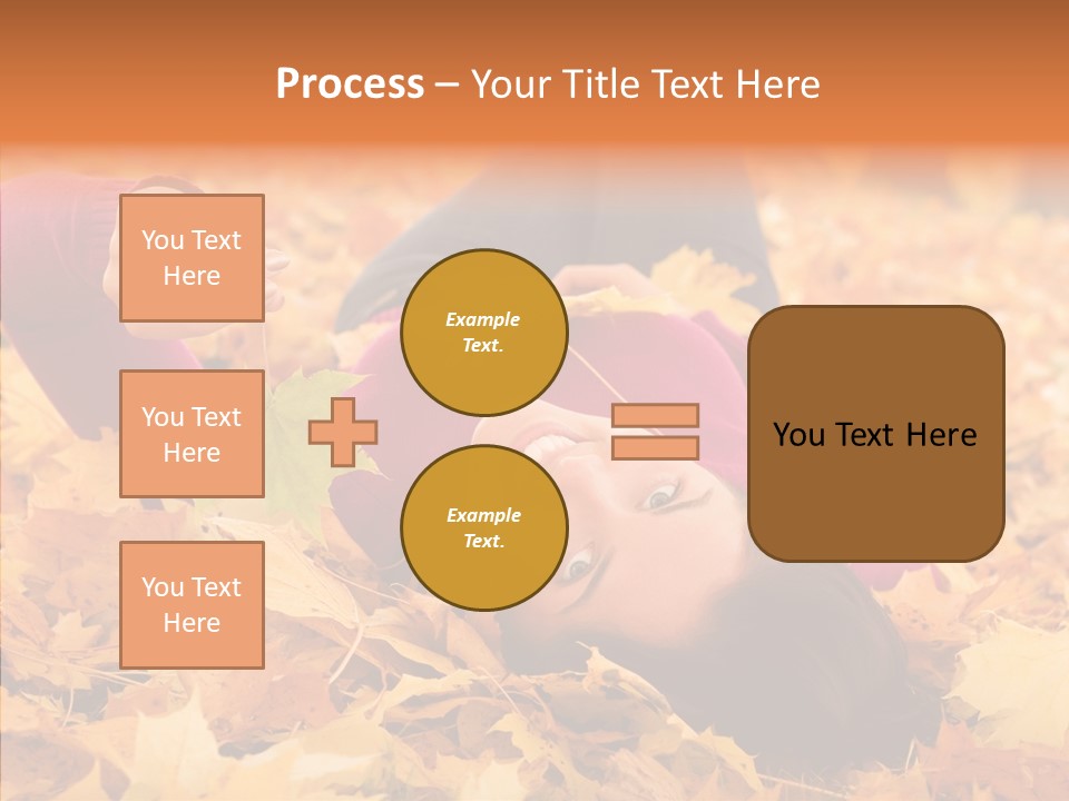 Lady Caucasian Nature PowerPoint Template