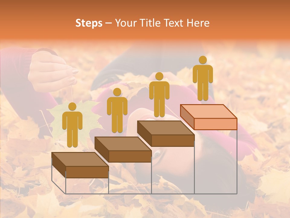 Lady Caucasian Nature PowerPoint Template