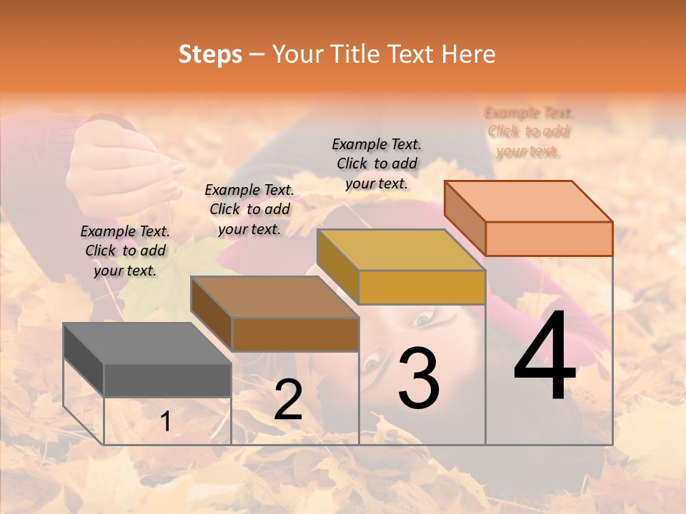 Lady Caucasian Nature PowerPoint Template