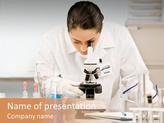 Ideas  Microscope PowerPoint Template