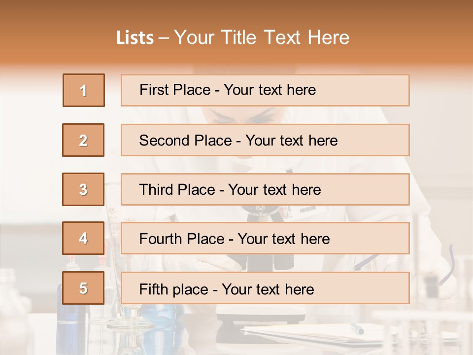Ideas  Microscope PowerPoint Template