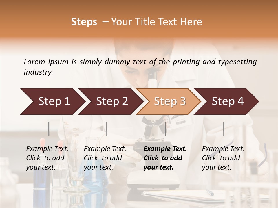 Ideas  Microscope PowerPoint Template