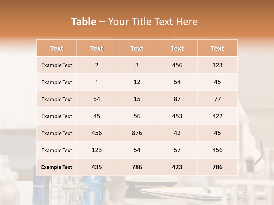 Ideas  Microscope PowerPoint Template