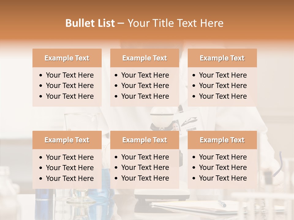 Ideas  Microscope PowerPoint Template