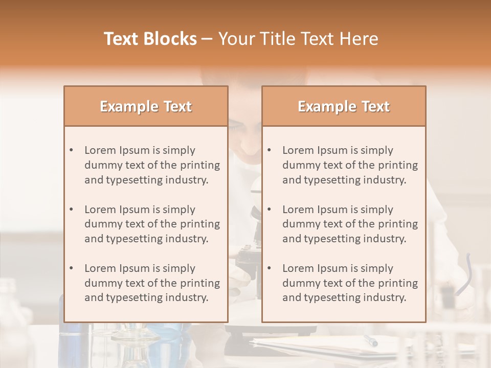 Ideas  Microscope PowerPoint Template