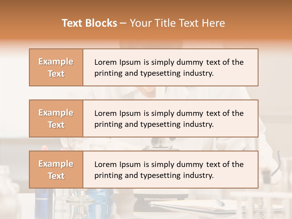 Ideas  Microscope PowerPoint Template
