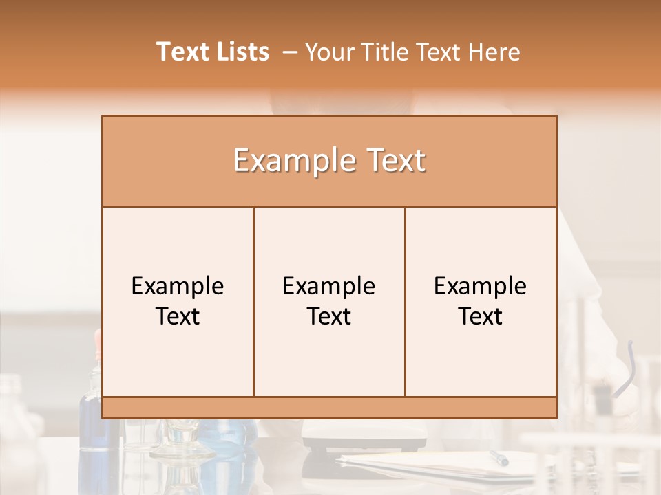 Ideas  Microscope PowerPoint Template