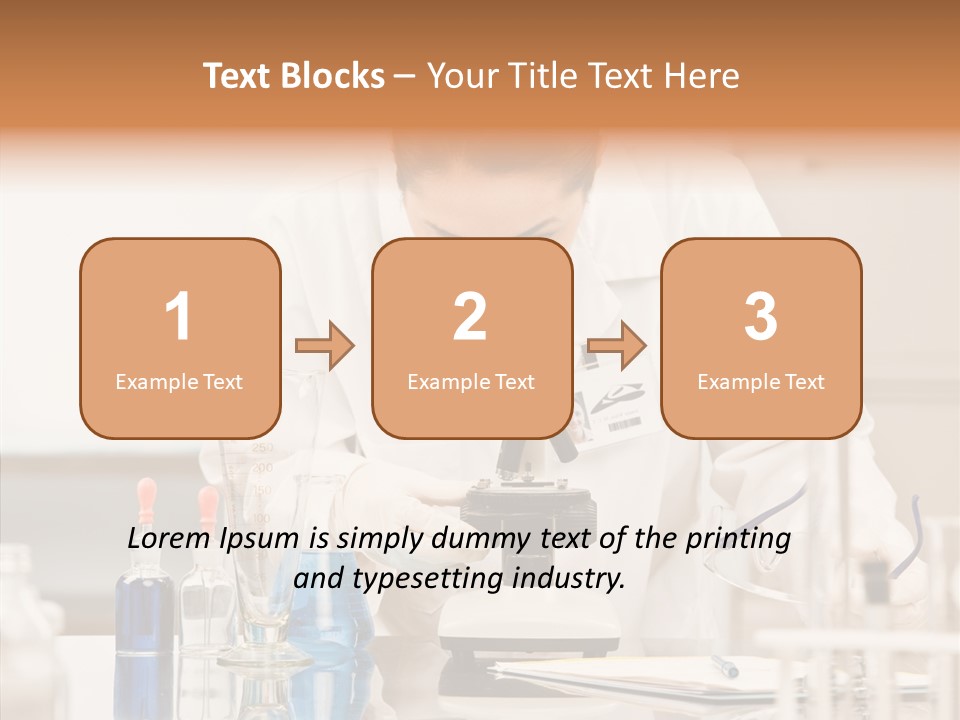 Ideas  Microscope PowerPoint Template