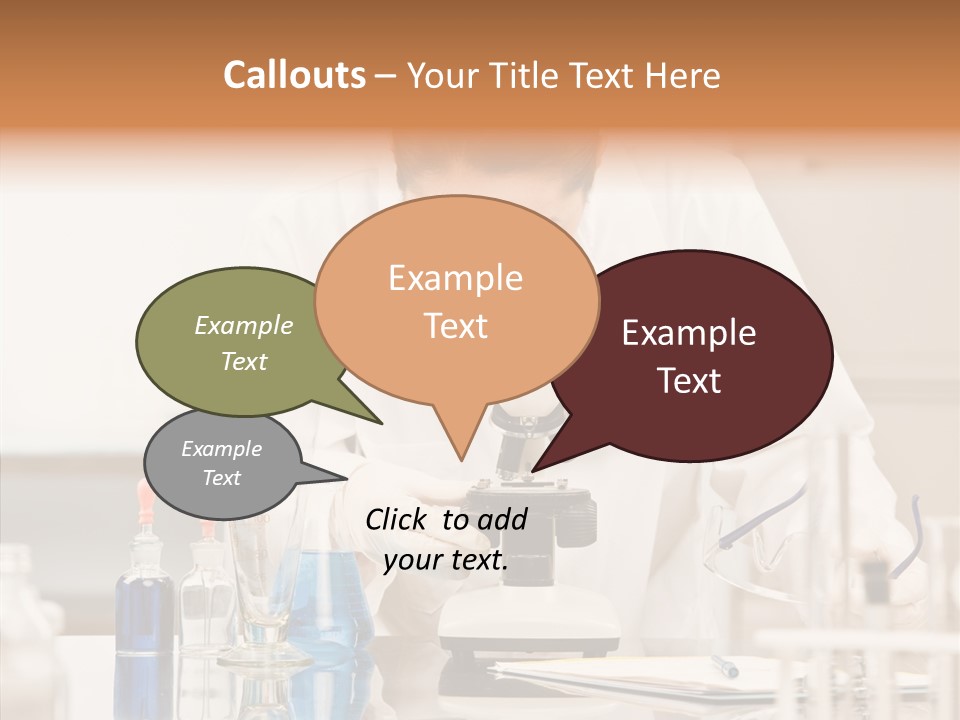 Ideas  Microscope PowerPoint Template