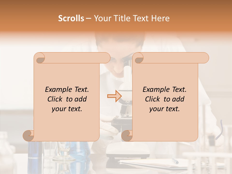 Ideas  Microscope PowerPoint Template