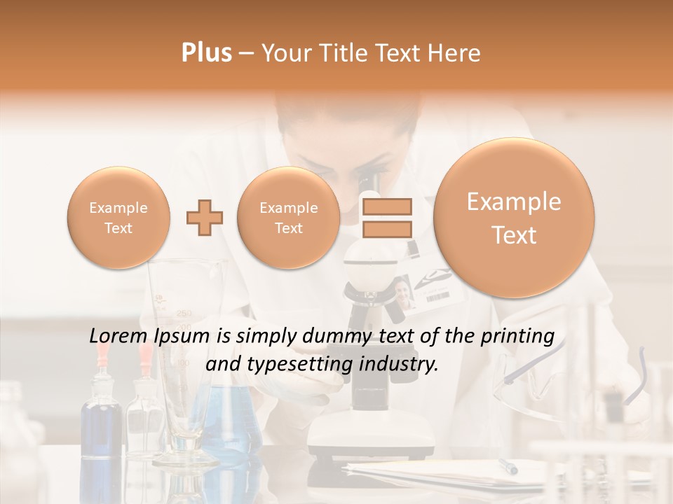 Ideas  Microscope PowerPoint Template