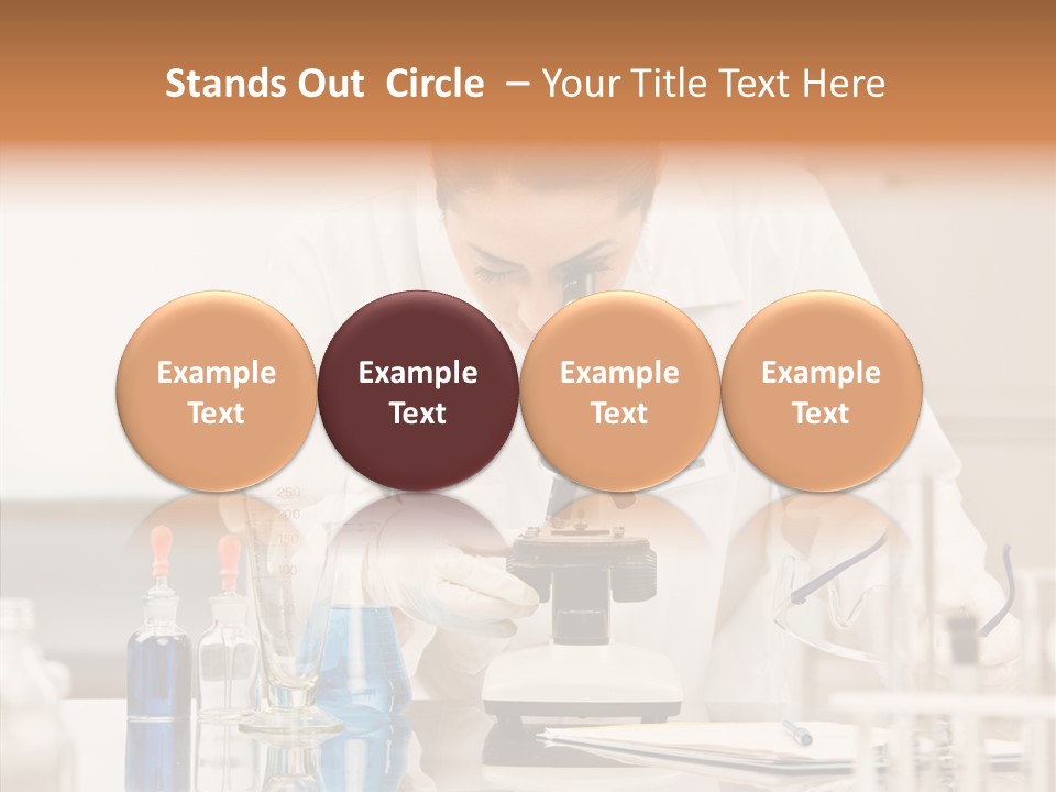 Ideas  Microscope PowerPoint Template
