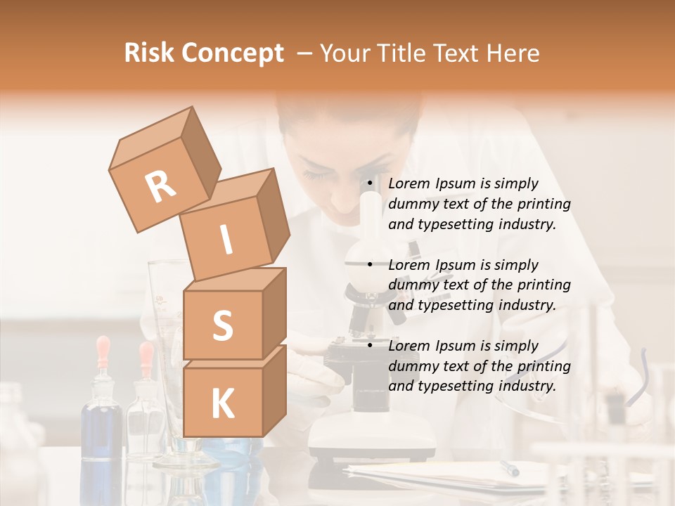 Ideas  Microscope PowerPoint Template