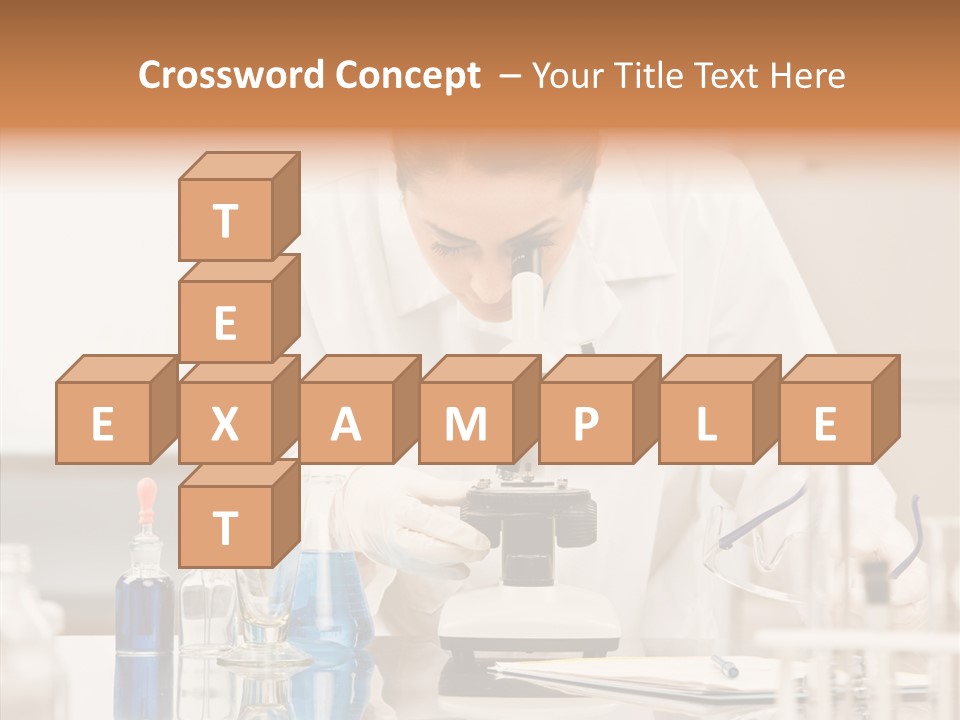 Ideas  Microscope PowerPoint Template