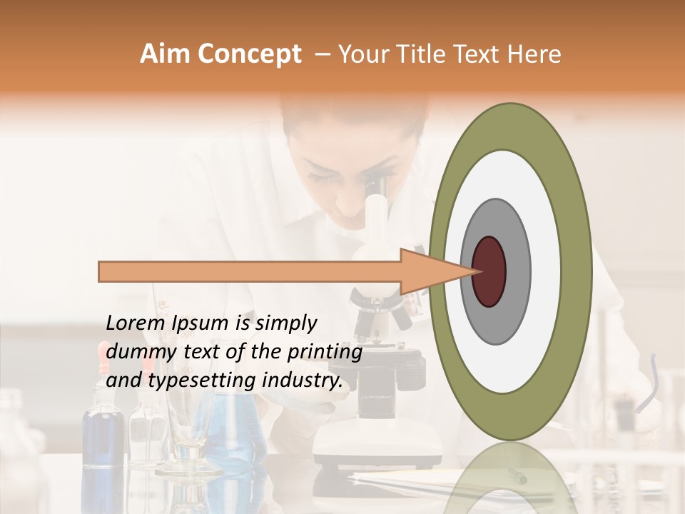 Ideas  Microscope PowerPoint Template