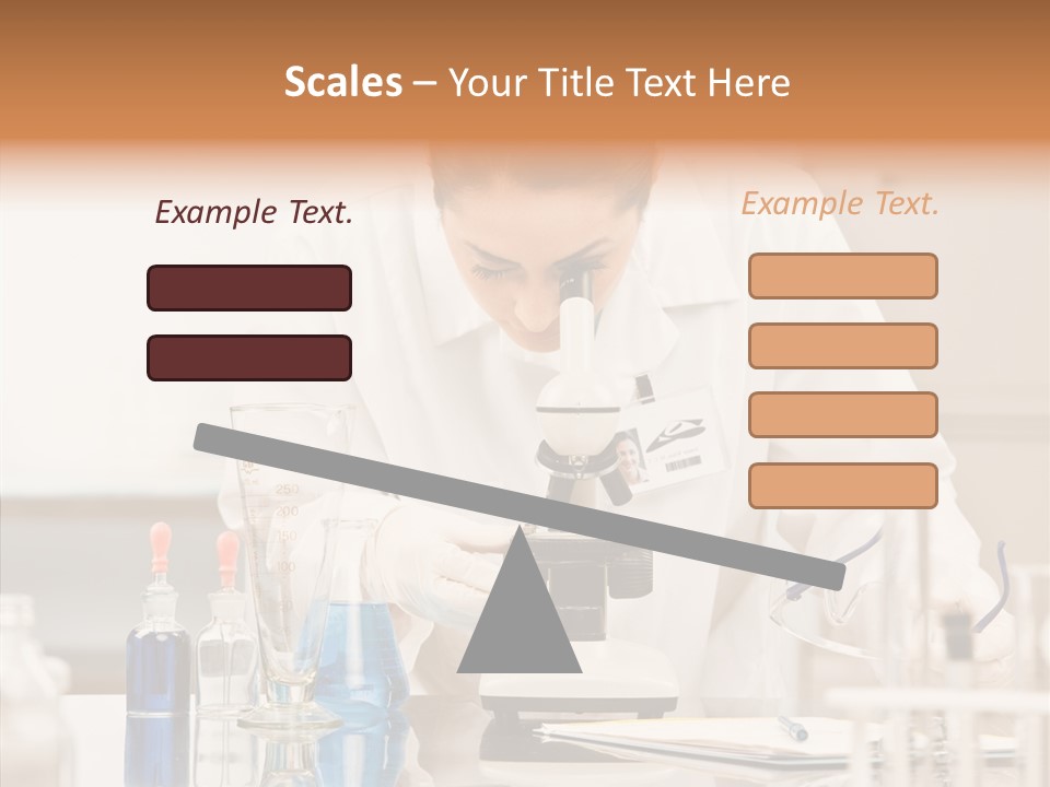 Ideas  Microscope PowerPoint Template