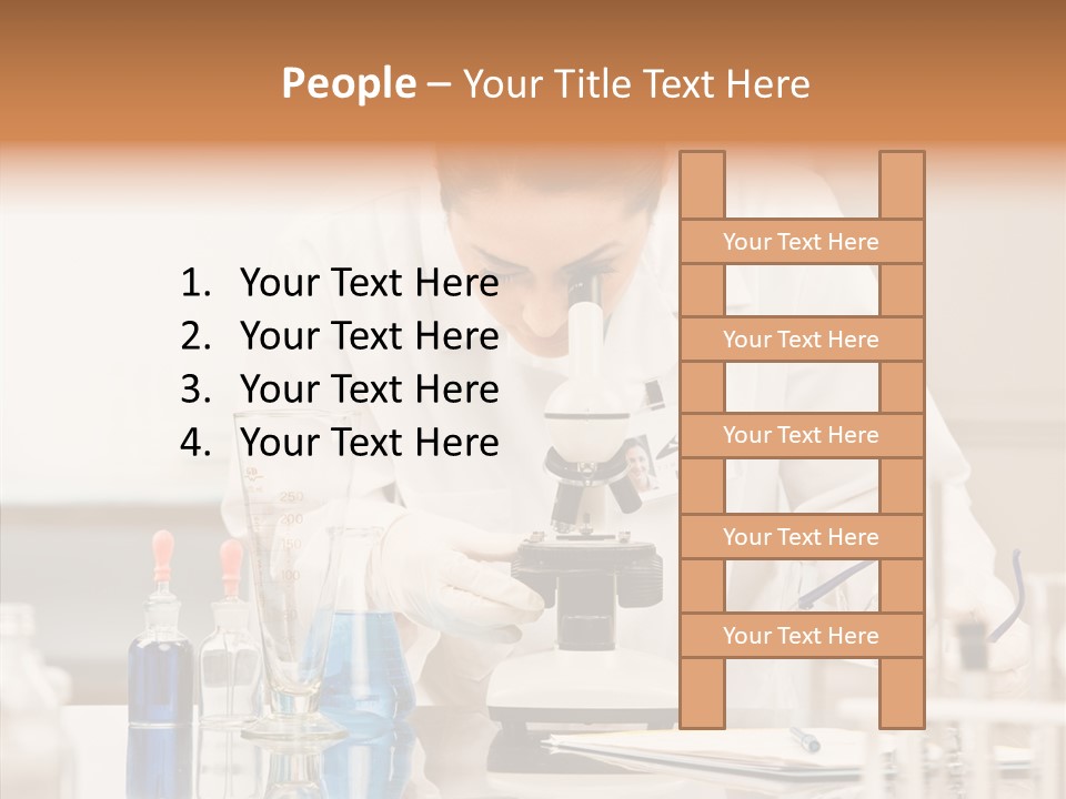 Ideas  Microscope PowerPoint Template