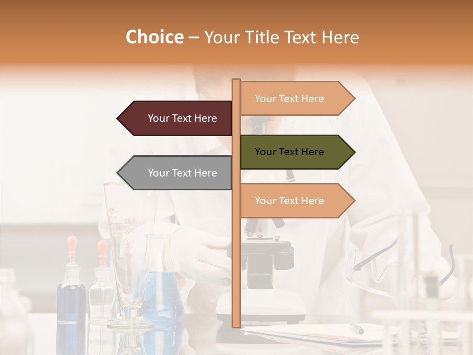 Ideas  Microscope PowerPoint Template