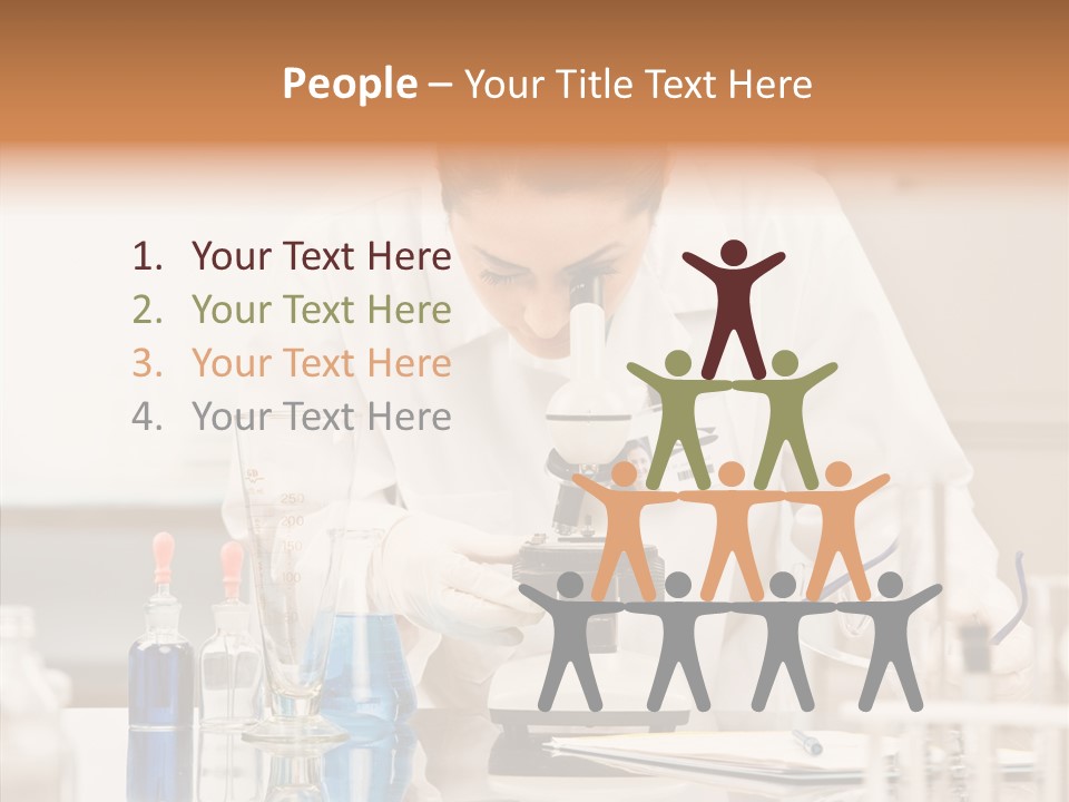 Ideas  Microscope PowerPoint Template