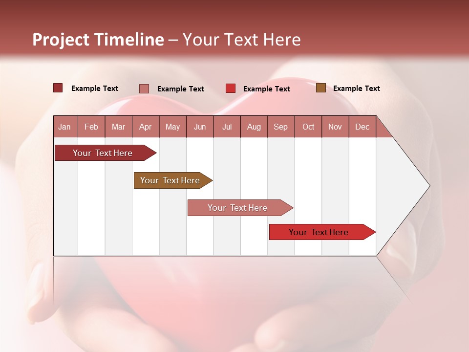 Pink Hand Give PowerPoint Template