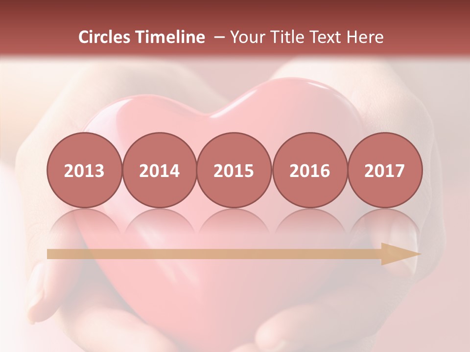 Pink Hand Give PowerPoint Template