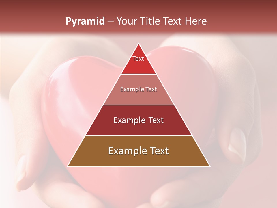 Pink Hand Give PowerPoint Template