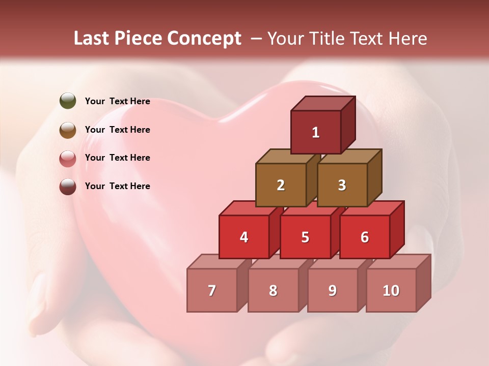 Pink Hand Give PowerPoint Template