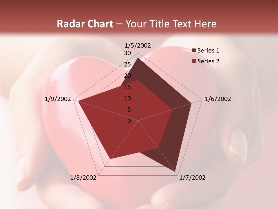 Pink Hand Give PowerPoint Template
