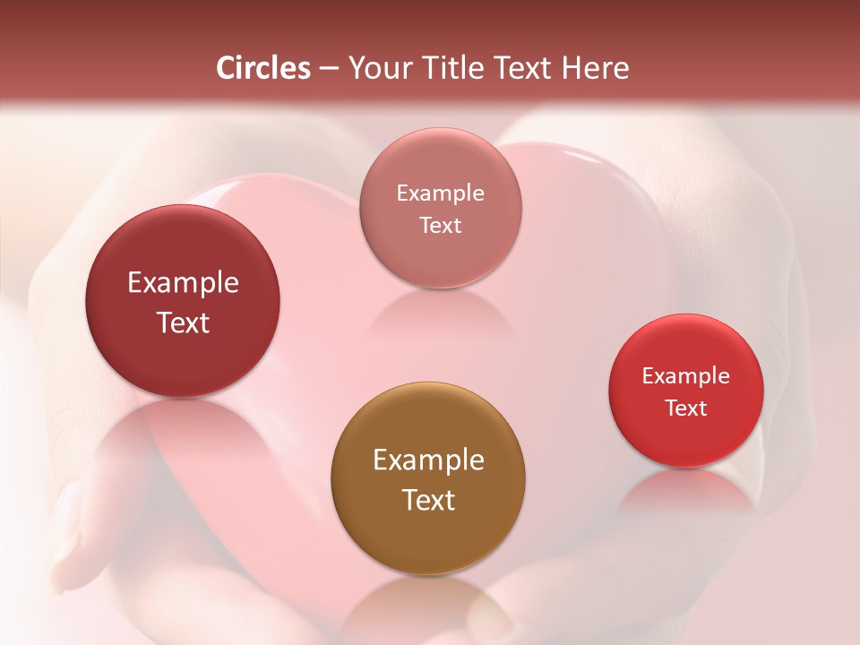 Pink Hand Give PowerPoint Template