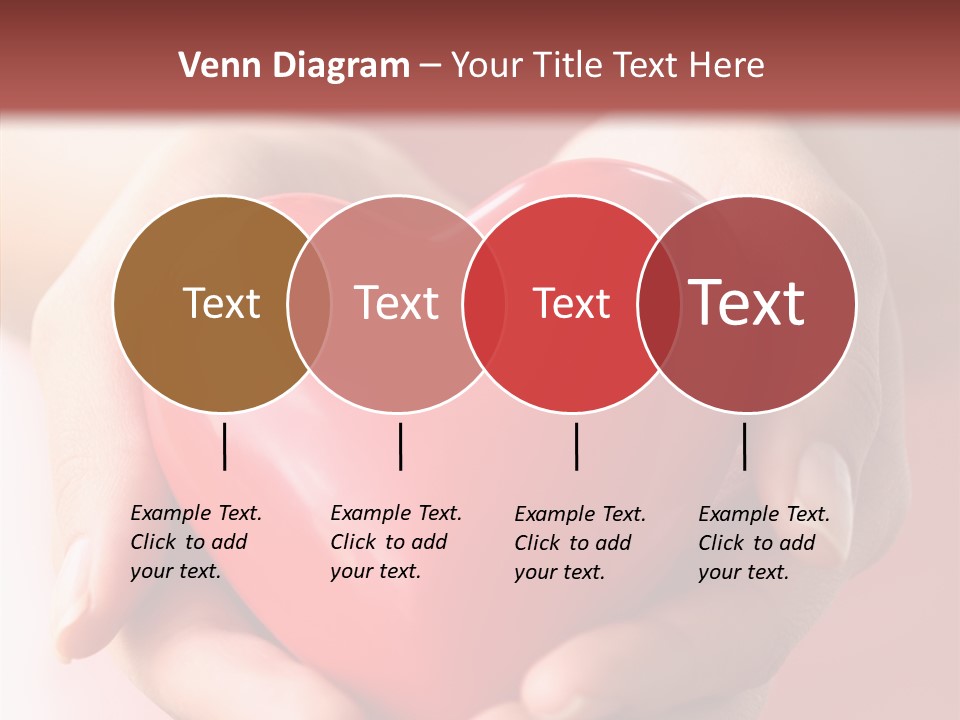 Pink Hand Give PowerPoint Template