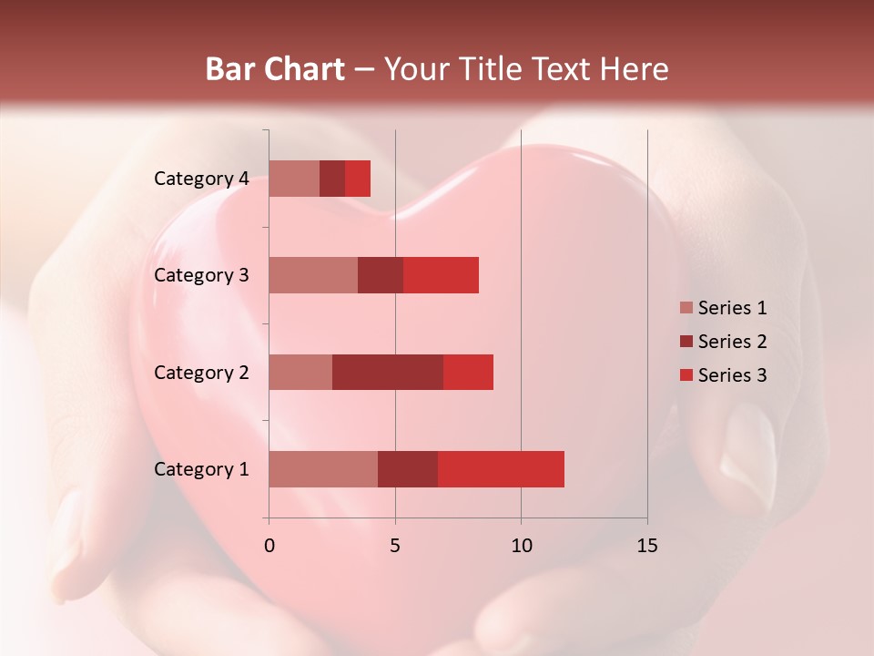 Pink Hand Give PowerPoint Template