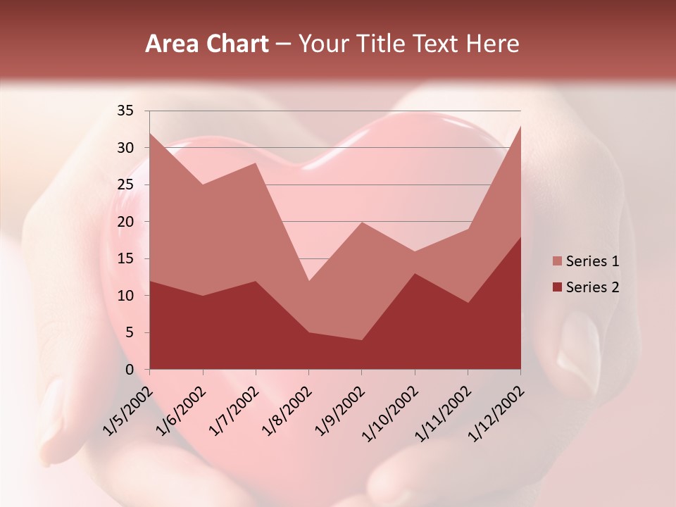 Pink Hand Give PowerPoint Template