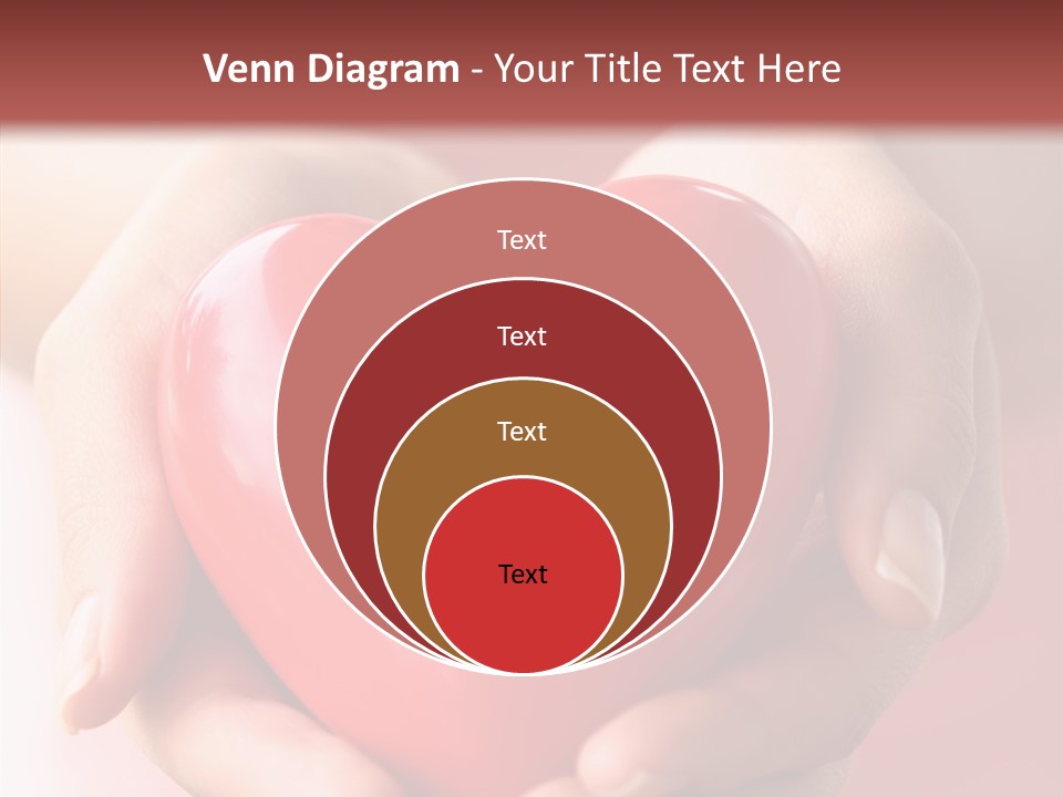 Pink Hand Give PowerPoint Template