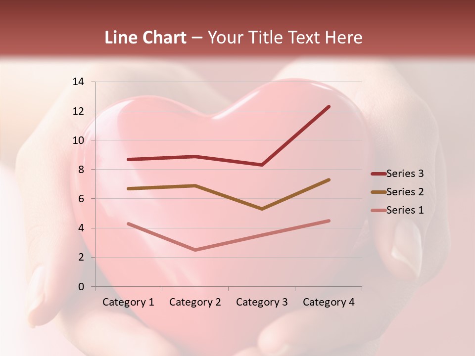 Pink Hand Give PowerPoint Template