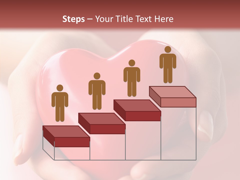 Pink Hand Give PowerPoint Template