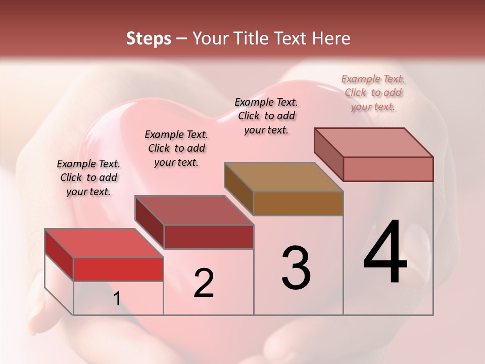 Pink Hand Give PowerPoint Template