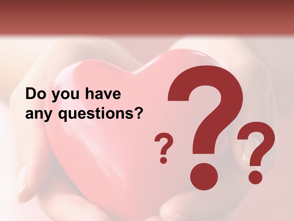 Pink Hand Give PowerPoint Template