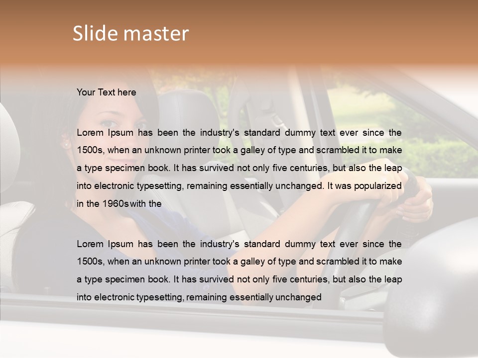 Sport Sat Auto PowerPoint Template