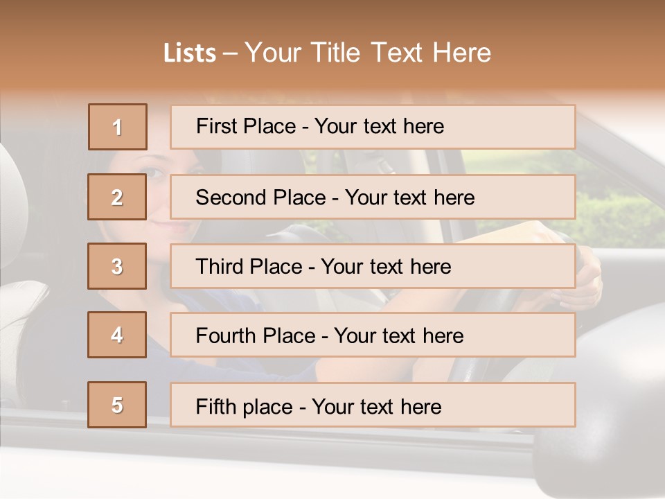 Sport Sat Auto PowerPoint Template