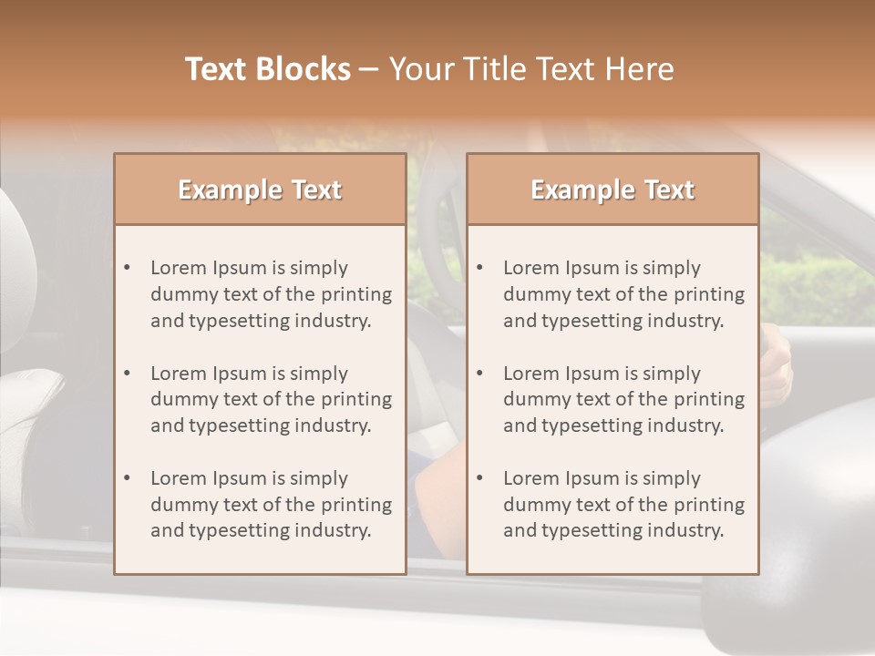 Sport Sat Auto PowerPoint Template
