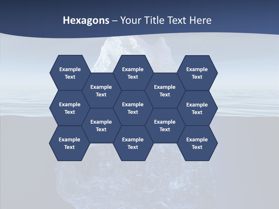 Polar Mountain Reflection PowerPoint Template