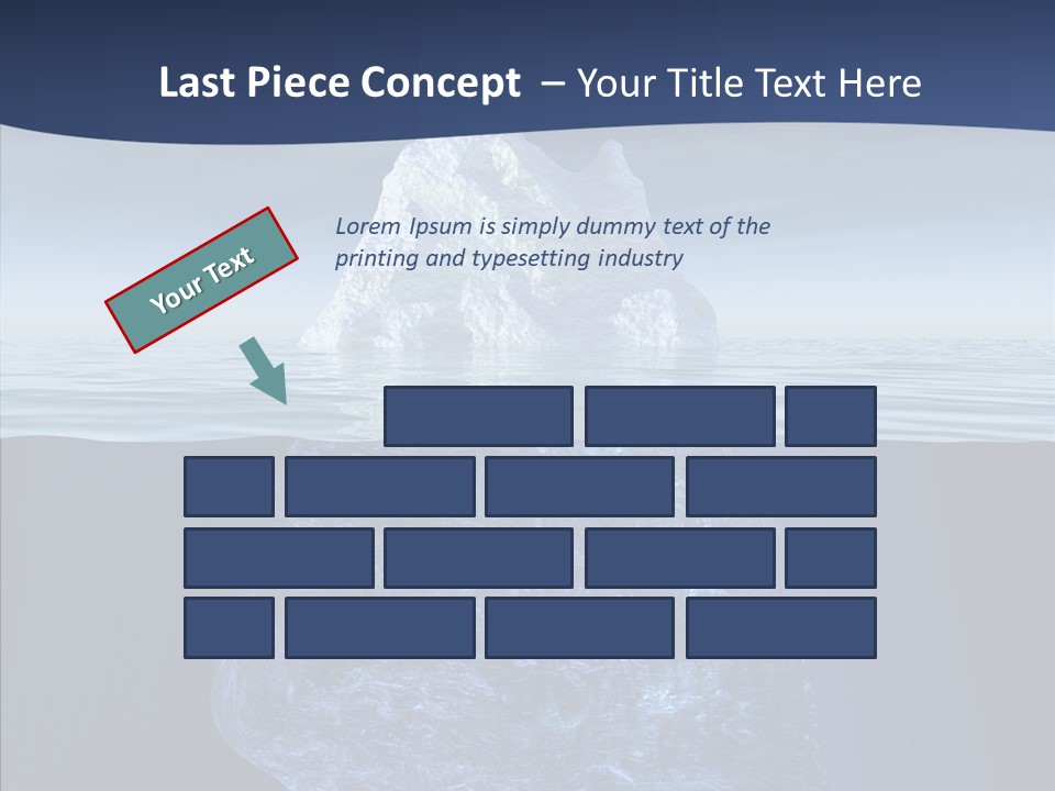 Polar Mountain Reflection PowerPoint Template