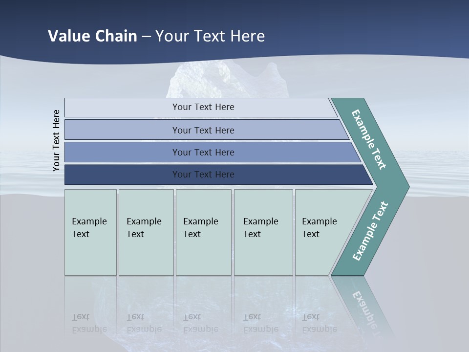 Polar Mountain Reflection PowerPoint Template