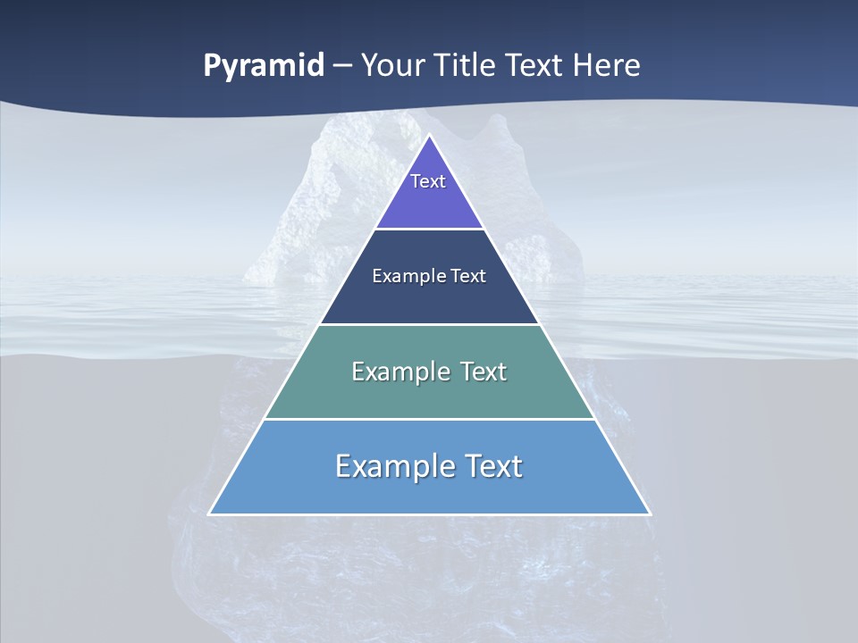 Polar Mountain Reflection PowerPoint Template