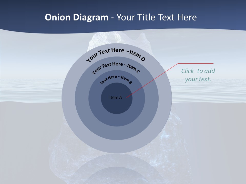 Polar Mountain Reflection PowerPoint Template