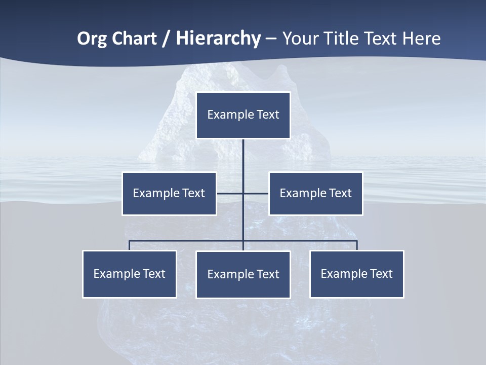 Polar Mountain Reflection PowerPoint Template