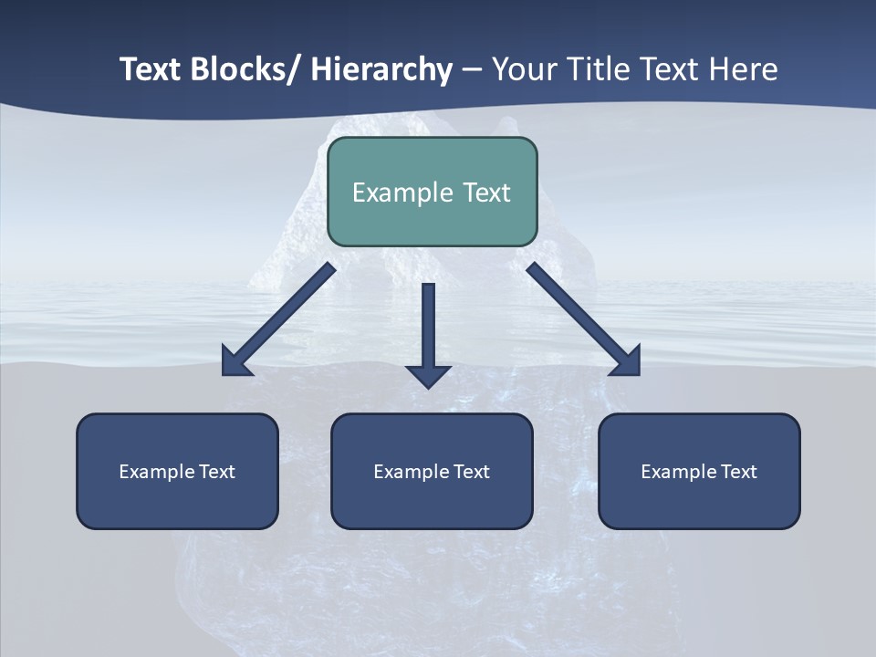 Polar Mountain Reflection PowerPoint Template
