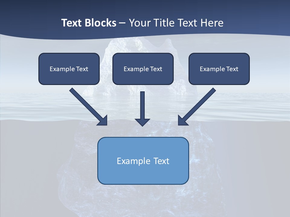 Polar Mountain Reflection PowerPoint Template
