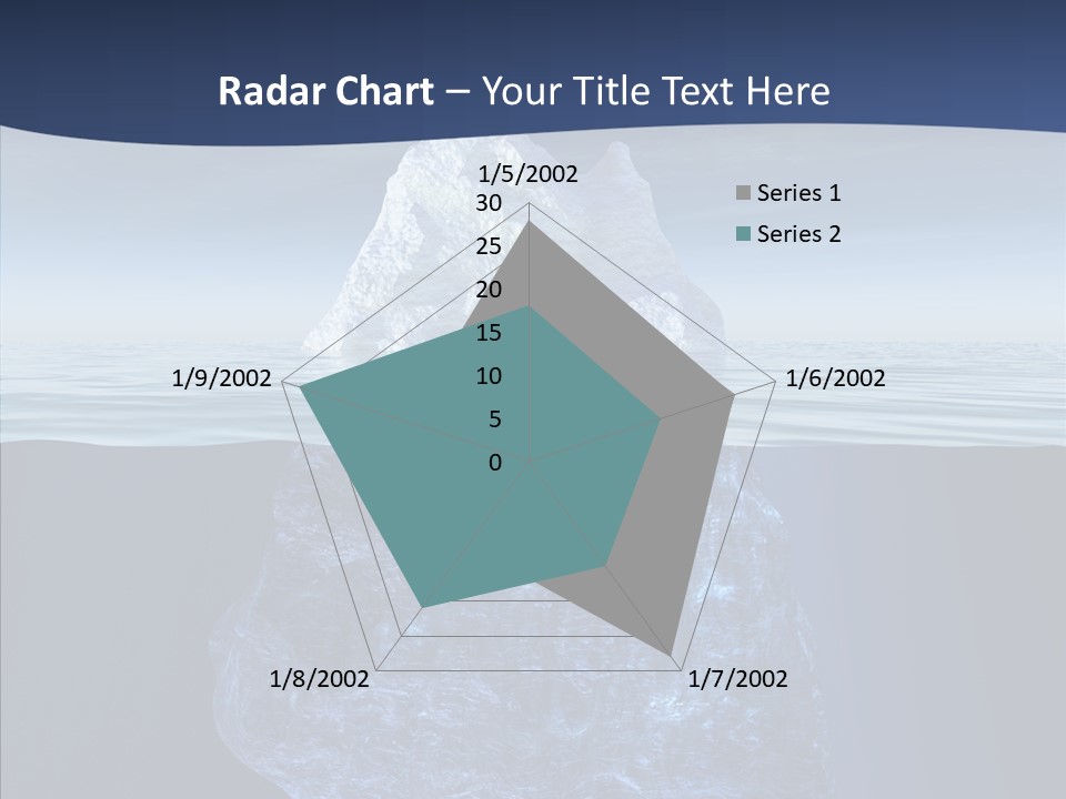 Polar Mountain Reflection PowerPoint Template