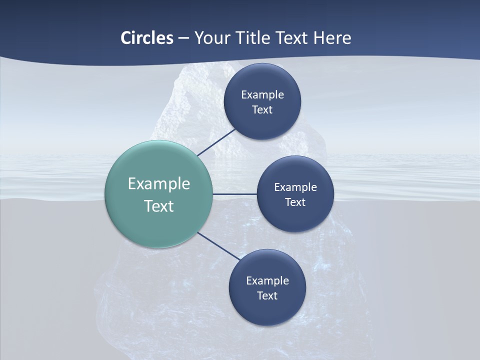 Polar Mountain Reflection PowerPoint Template